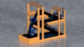 ESCHERS IMPOSSIBLE WATERFALL EXPLAINED PERPETUAL MOTION OPTICAL ILLUSION [upl. by Drais]