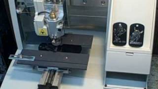 Gravograph M20 Engraving machine [upl. by Anahahs]