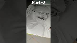 Mahatma Gandhiji ka drawing gandhijisketch drawing shortvideo shorts viralshorts [upl. by Bradstreet]