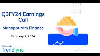 Manappuram Finance Earnings Call for Q3FY24 [upl. by Sayed]