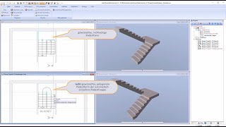 cadvilla® Support  Erstellen einer Podesttreppe OHNE Automatik [upl. by Fischer]