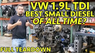 quotBADquot Volkwagen Jetta 19L ALHAHU TDI Diesel Engine Teardown Why are these SO GOOD takemeback [upl. by Haldis277]