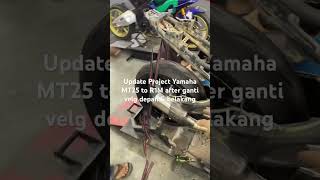 Project Yamaha MT25 to R1M djcustom yamahamt25 r1m [upl. by Einre]