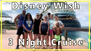 Disney Wish 3 Night Cruise [upl. by Nahallac]