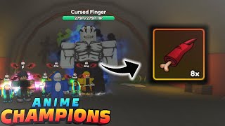 How to Get Cursed fingers in Anime Champions [upl. by Sherborne183]