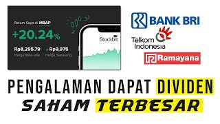 Pengalaman Dapat DIVIDEN Terbesar di SAHAM [upl. by Ahsetel691]