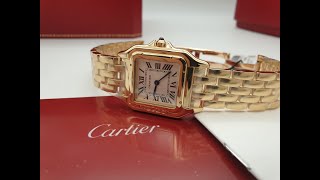 Обзор часов Cartier Panthere de Cartier Medium WGPN0009 [upl. by Ennyl715]