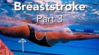 Breaststroke swimming technique Part 3 The glide [upl. by Ferdinanda947]