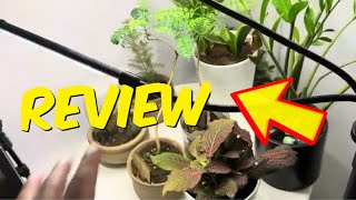 GHodec Grow Light with Stand Floor Plant Light Review [upl. by Nwahsyd]