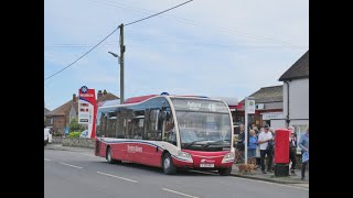 THRASH Borders Buses 11504 YJ15AAY on 418 to Wooler 20240903 Part 4 [upl. by Ardnekahs]