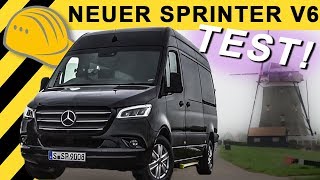 MIT 6ZYLINDER BESSER ALS der VW CRAFTER Mercedes SPRINTER 319 CDI TEST [upl. by Ym]