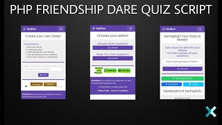 PHP Friendship Dare Quiz script  Dare 2022 PHP script [upl. by Wagoner]