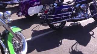 Big Mannie Harley Run 2013 Burnouts and Wheelies [upl. by Niffirg]