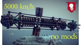 Besiege  летательный аппарат без модов и читов до 5000 кмч [upl. by Ecirual]