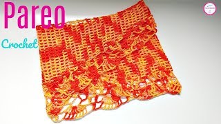 TEJE PAREO A CROCHET PARA LA PLAYA EN POCOS MINUTOS [upl. by Nered387]