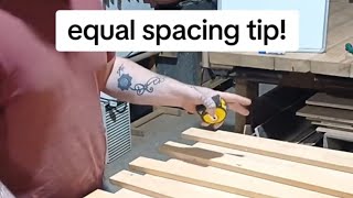 how to calculate spacing for your woodworking projects [upl. by Enaffit]