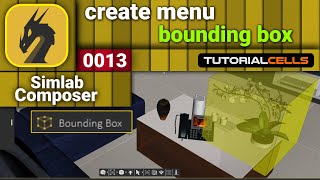 0013 create bounding box in simlab composer [upl. by Sirapal]