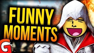 HOW TO ASSASSINATE  Assassins Creed Unity Funny Moments 2 Funtage [upl. by Joice]