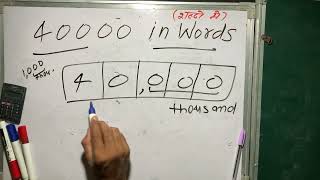 40000 Kaise Likhate Hain Hindi Mein  Spelling  Hindi  Surendra khilery [upl. by Colpin]