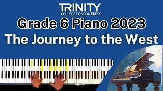 TRINITY Grade 6 Piano 2023  The Journey to the West from Princess Mononoke Hisaishi arr Human [upl. by Osithe]