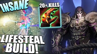 20 Kills with an INSANE Lifesteal Build on Thanatos  Smite 2 [upl. by Aimas370]