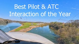 Best ATC amp Pilot Interaction of the Year Flying to Knoxville in Cessna 340 [upl. by Twyla]