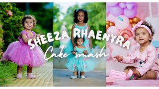 PrincySheeza RhaenyraBirthday photoshoot 📸 Cakesmash video firstbirthday [upl. by Biel133]