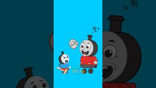 Thomas VS James funnycartoon memeanimation thomas thomasandfriends [upl. by Beora261]