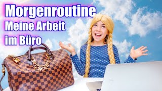 Meine echte Morgenroutine  Wenn ich groß bin  Ich arbeite im Büro  Clarielle [upl. by Ysor880]