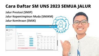 Cara Daftar Semua Jalur SM UNS 2023  UNIVERSITAS SEBELAS MARET [upl. by Nameloc]