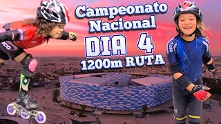 ¿CAIDA DIA 4 Competencia 1200m Ruta Campeonato Nacional FEMEPAR 2024 Patinaje de Velocidad [upl. by Quenby252]