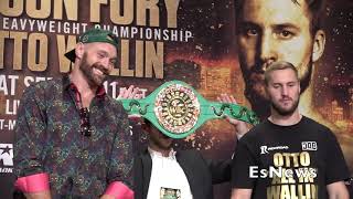 Must See Tyson Fury Vs Otto Wallin Funny Face Off Who Do You Have EsNews Boxing [upl. by Walford]