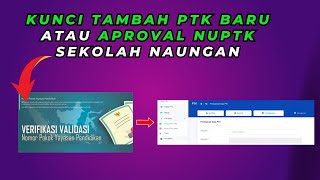 Ingin Tambah PTK Baru Operator Lakukan Verval Yayasan Sekolah Naungan [upl. by Zul]