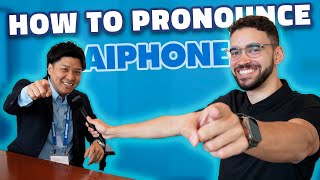 How to Pronounce quotAiphonequot  Meet the Humans Behind the Intercoms [upl. by Leanahtan]