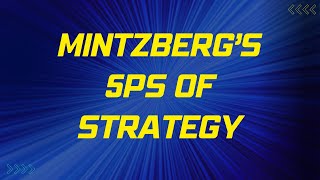 Mintzbergs 5Ps of Strategy A 5Minute Overview [upl. by Aisiat228]