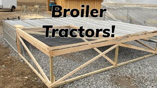 Chicken tractor setup for broiler chickens Video 2 in our broiler chicken series [upl. by Lsiel]