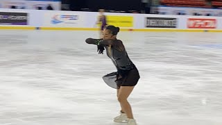 IDF19 Ladies FS Runthrough  Kaori Sakamoto 坂本花織 the matrix [upl. by Sladen43]