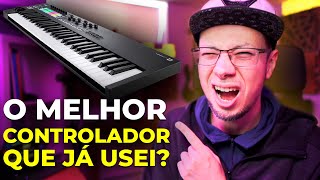 CONTROLADOR MIDI ótimo  integração com DAW  Novation LAUNCHKEY 49 MK3 [upl. by Gerbold]