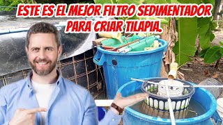 el mejor filtro sedimentador para criar tilapias virales tilapias viralvideos [upl. by Joh]