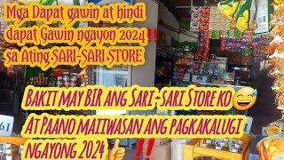 Sarisari Store Nagsara at Nalugi Paano Makakabangon Kailangan ba ng BIR ang Sarisari Store [upl. by Ahsilak]