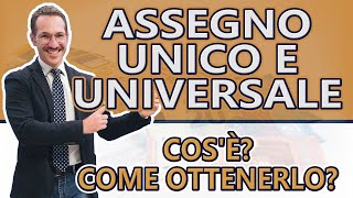 Assegno Unico  Tutto quello che devi sapere in 3 minuti [upl. by Anauqcaj]