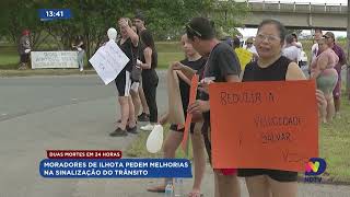 Moradores de Ilhota pedem melhorias na sinalização do trânsito [upl. by Muire709]