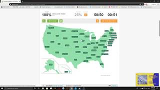 Finding All The States in The United States With NO BORDERS HARDEST Geography Quiz Ever Sporcle [upl. by Obadiah91]