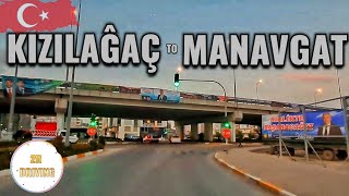 Kizilagac to Manavgat Drive Experience Turkey’s Beautiful Routes Driving Video [upl. by Nehgem]