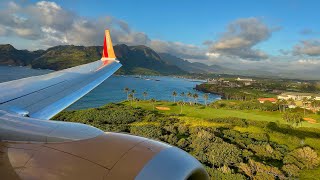 4K – AweInspiring Hawaii Landing – Southwest – Boeing 7378 Max – LIH – N871HK – SCS 1139 [upl. by Faline]