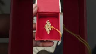 Ladies Gold Ring Design ll Weight 1650 gm [upl. by Annaes665]