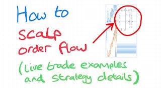 Scalping Order Flow  strategy details and examples [upl. by Parrisch]