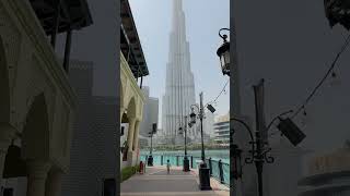 peaceful morning from downtown dubai burjkhalifa bhookabhai vlogger travelvlog pardesi 4u [upl. by Emily]