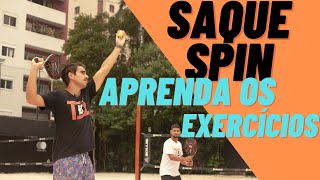 APRENDA HOJE OS EXERCÍCIOS DO SAQUE SPIN [upl. by Birdt]