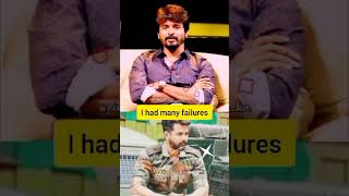 My first film was dropped i failed sivakarthikeyan motivation success amaran unlucky sk [upl. by Essile]